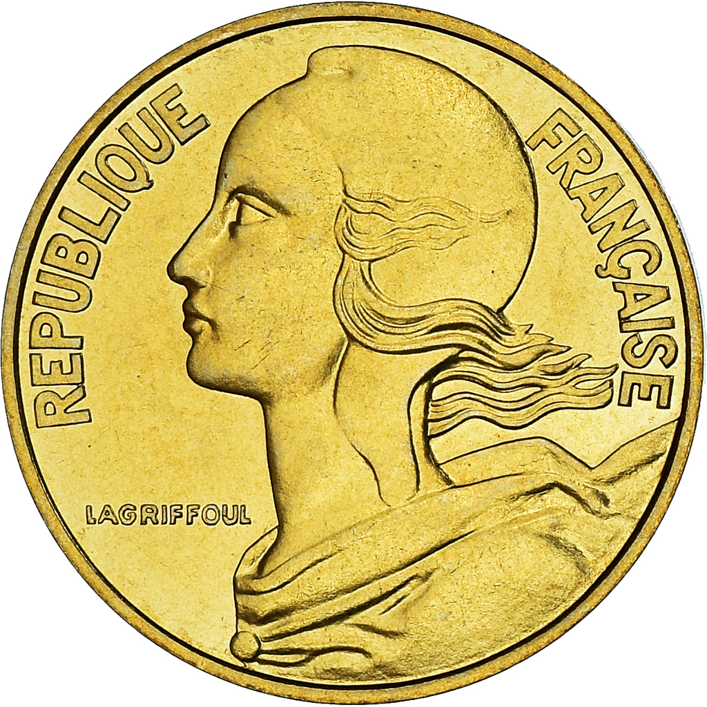 Coin, France, Marianne, 20 Centimes, 1984, Paris, série FDC, 