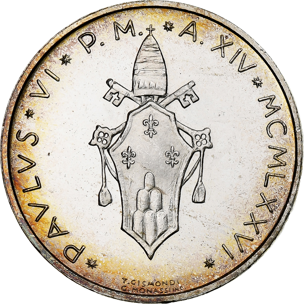 VATICAN CITY, Paul VI, 500 Lire, 1971, Rome, Silver, , KM:123