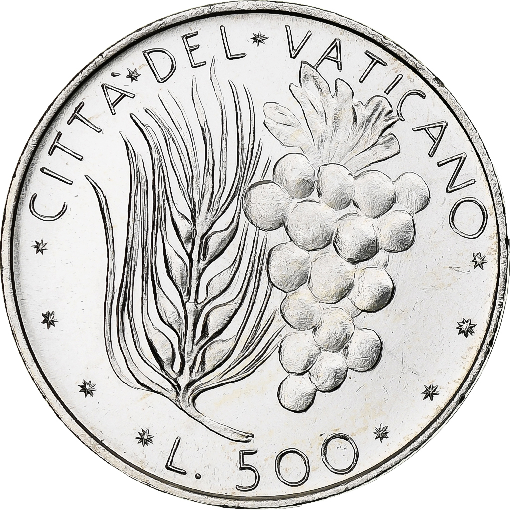 VATICAN CITY, Paul VI, 500 Lire, 1971, Rome, Silver, , KM:123