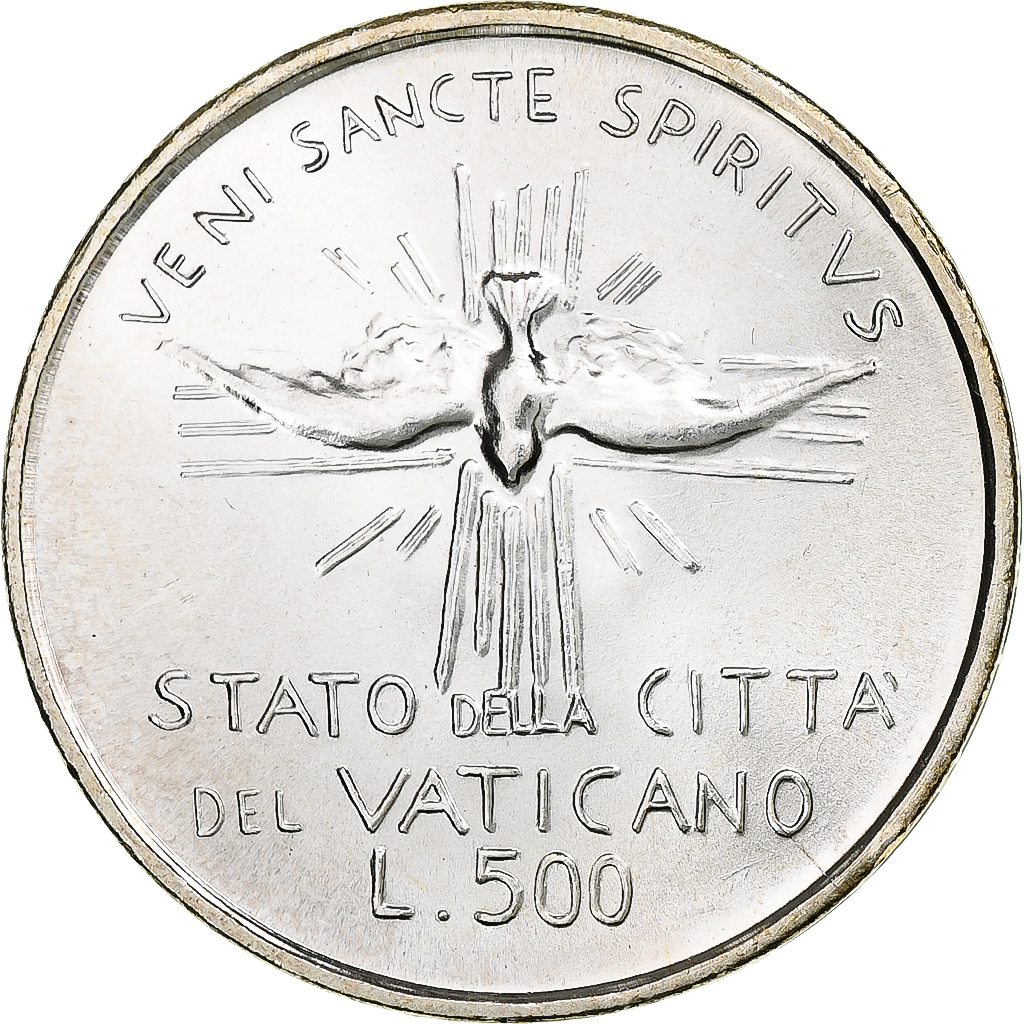 VATICAN CITY, Sede Vacante, 500 Lire, 1978, Rome, Silver, , KM:57