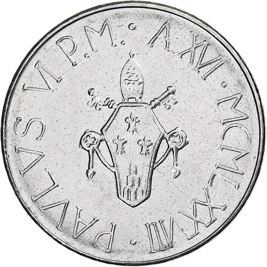 VATICAN CITY, Paul VI, 100 Lire, 1978, Rome, Stainless Steel, MS, KM:137
