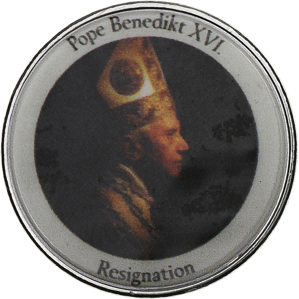 Vatican, Token, Le Pape Benoit XVI, Copper-nickel, 