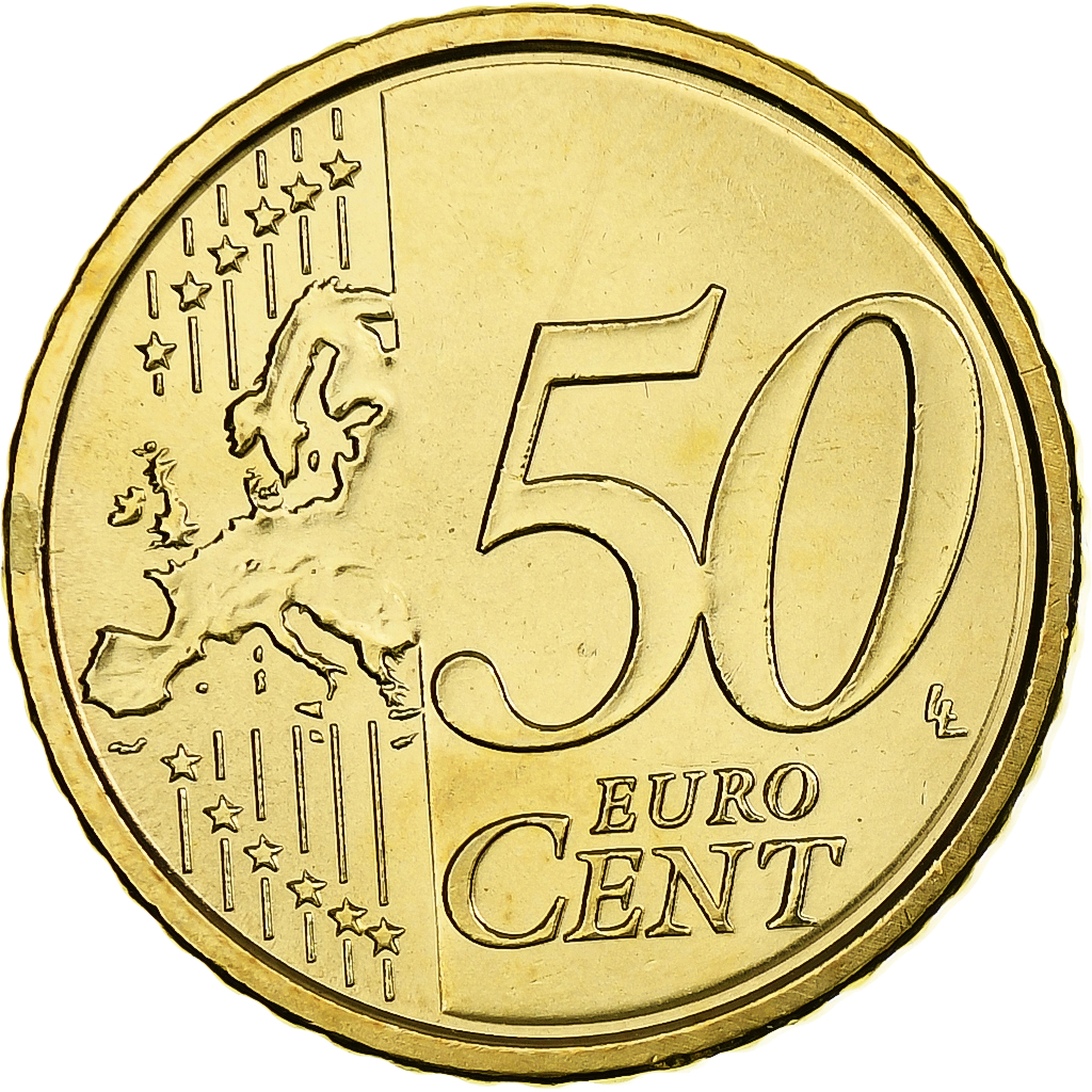 Vatikanstadt, Benedict XVI, 50 Euro Cent, 2011, Rome, Messing, STGL, KM:387