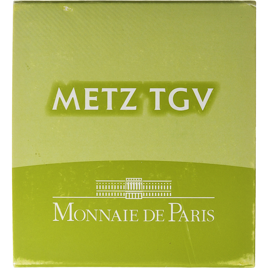 France, 10 Euro, Monnaie de Paris, Metz TGV, Proof, 2011, Paris, Silver
