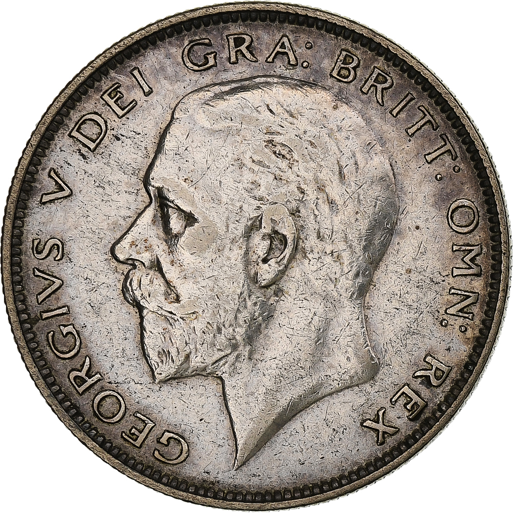 Great Britain, George V, 1/2 Crown, 1935, Silver, , KM:835