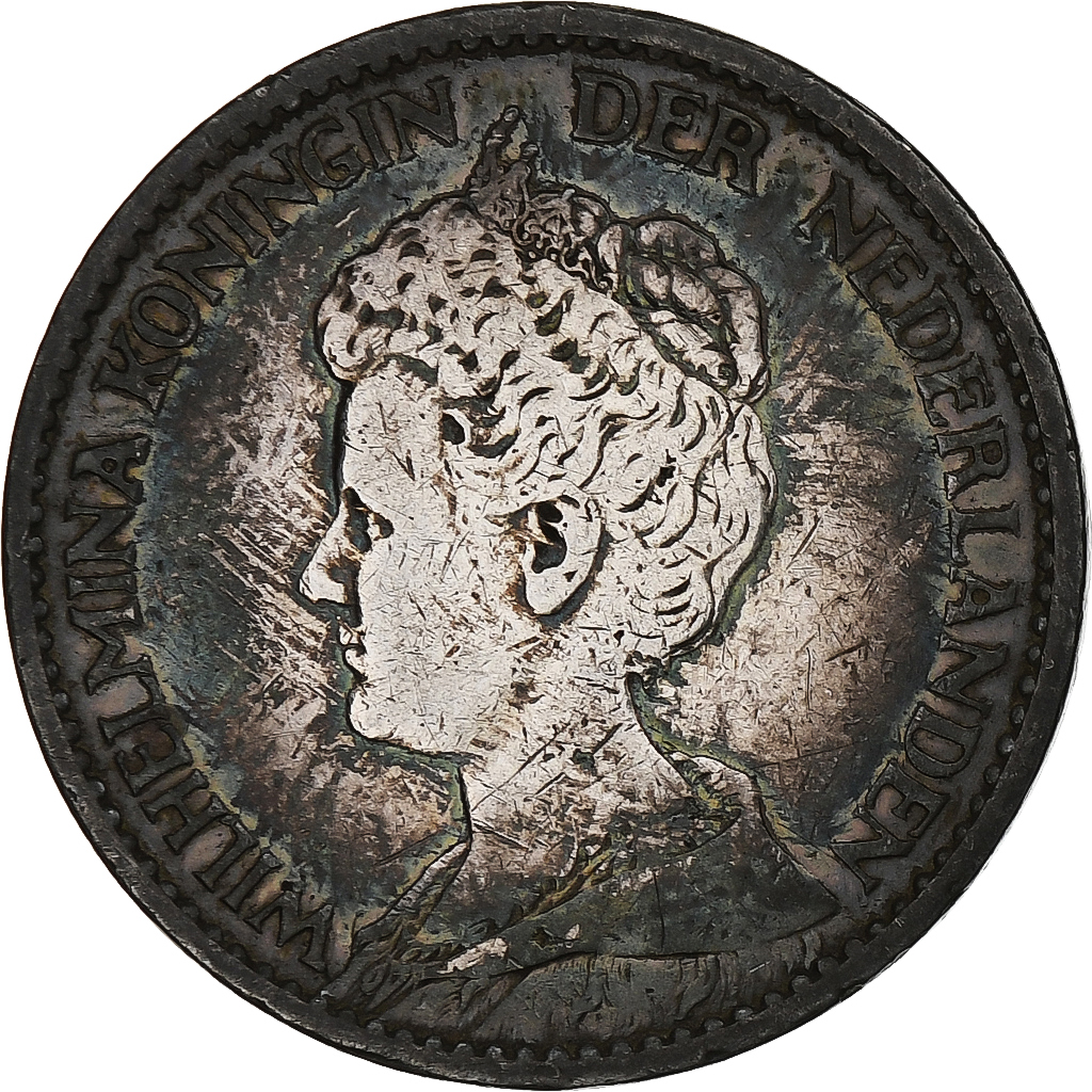 Netherlands, Wilhelmina I, Gulden, 1912, Silver, , KM:148