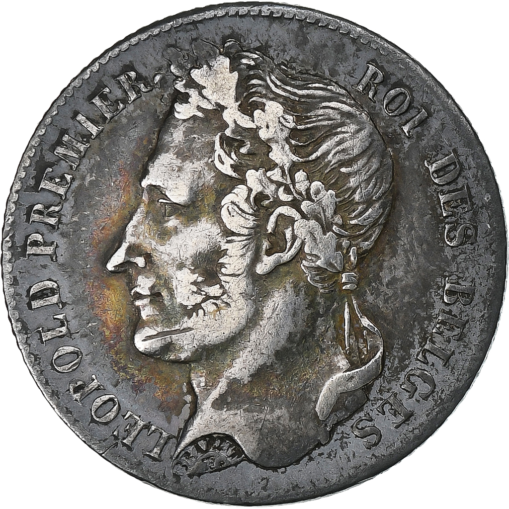 Belgium, Leopold I, 1/2 Franc, 1835, Silver, , KM:6