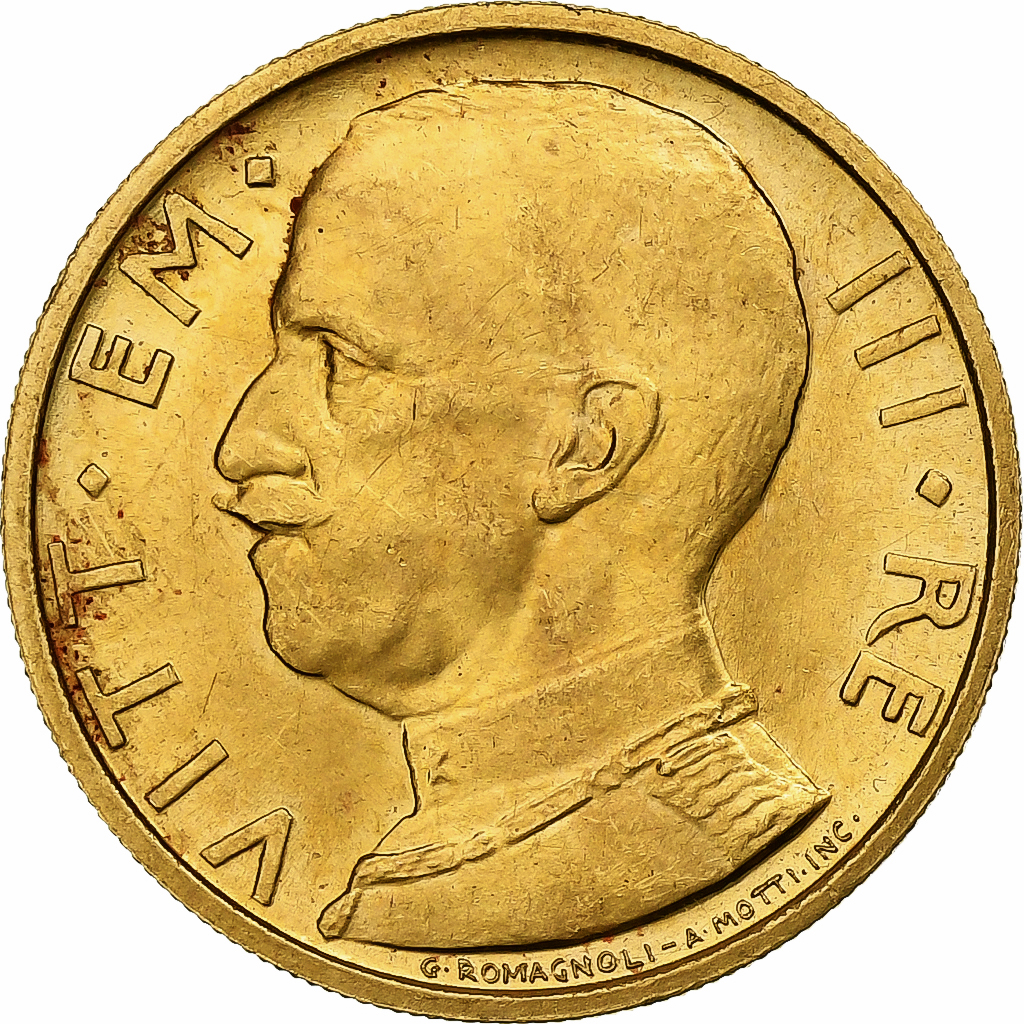 Italy, Vittorio Emanuele III, 50 Lire, 1931, Rome, Gold, , KM:71