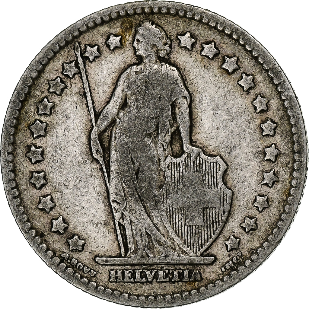 Switzerland, Franc, 1905, Bern, Silver, , KM:24