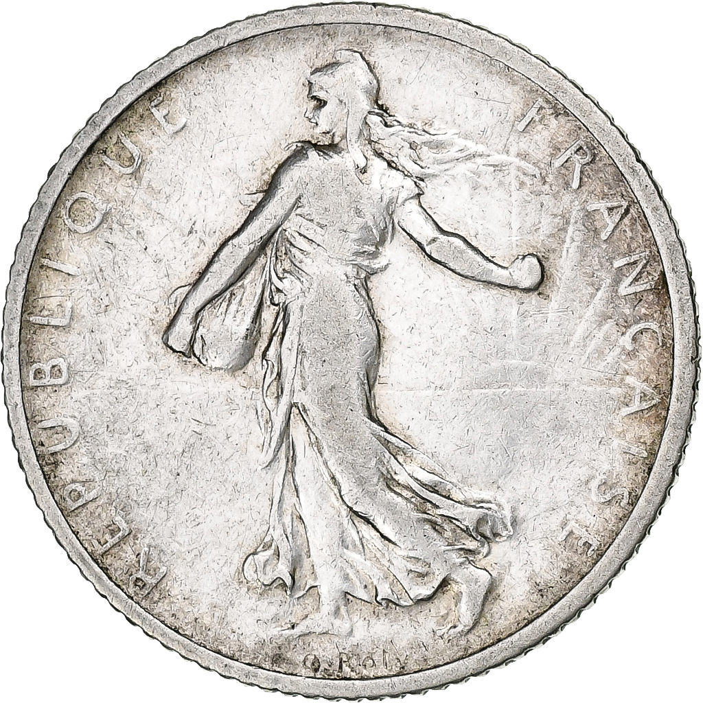 France, Franc, Semeuse, 1906, Paris, Silver, , Gadoury:467, KM:844.1