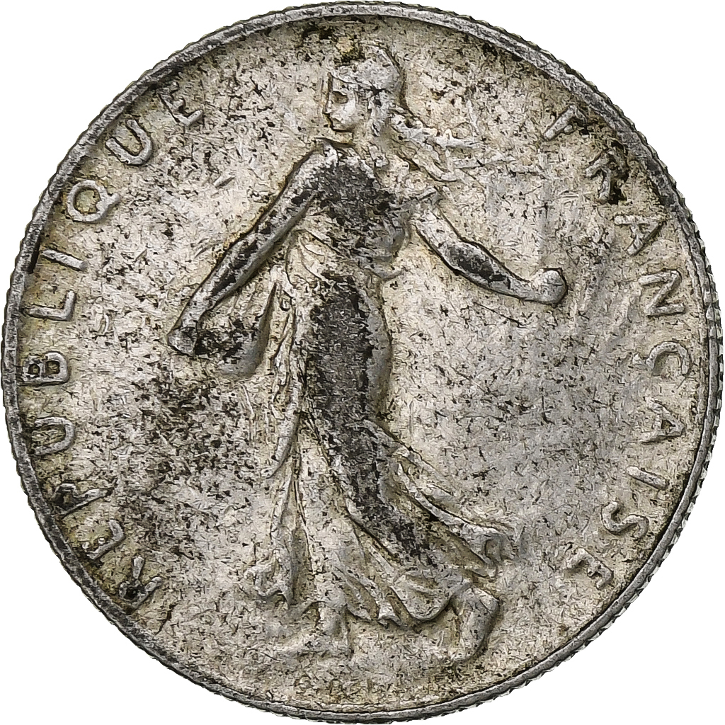 France, 50 Centimes, Semeuse, 1907, Paris, Silver, , Gadoury:420