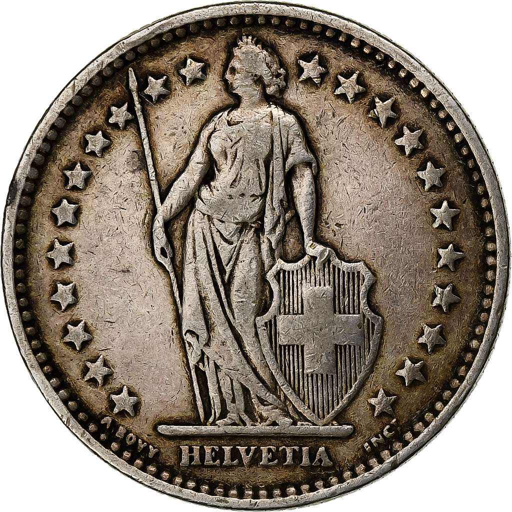 Switzerland, 2 Francs, 1909, Bern, Silver, , KM:21
