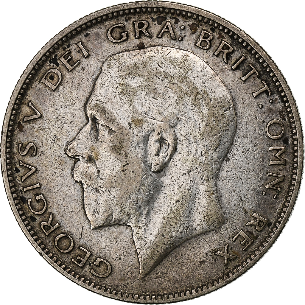 Great Britain, George V, 1/2 Crown, 1933, Silver, , KM:835