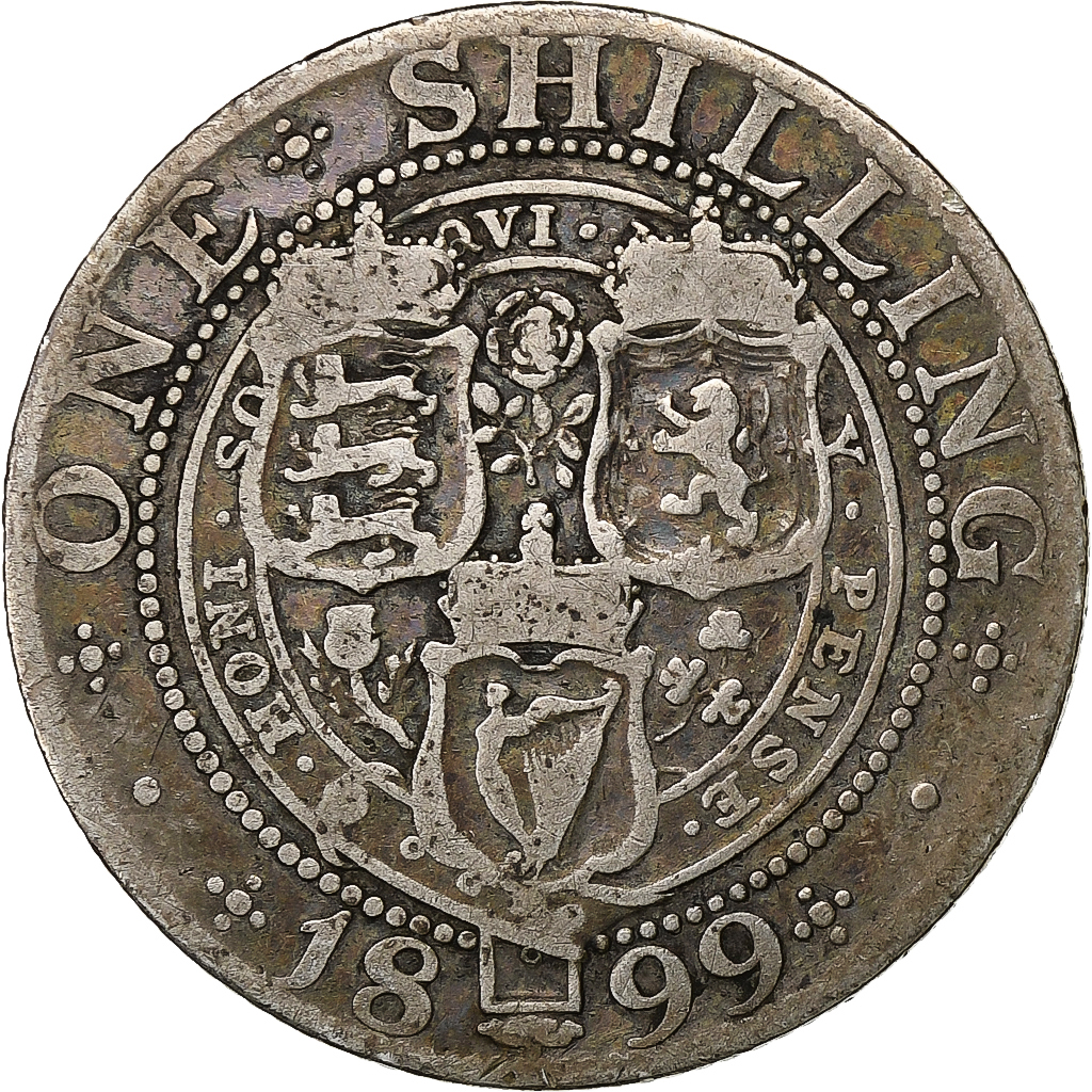 Great Britain, Victoria, Shilling, 1899, Silver, , KM:780