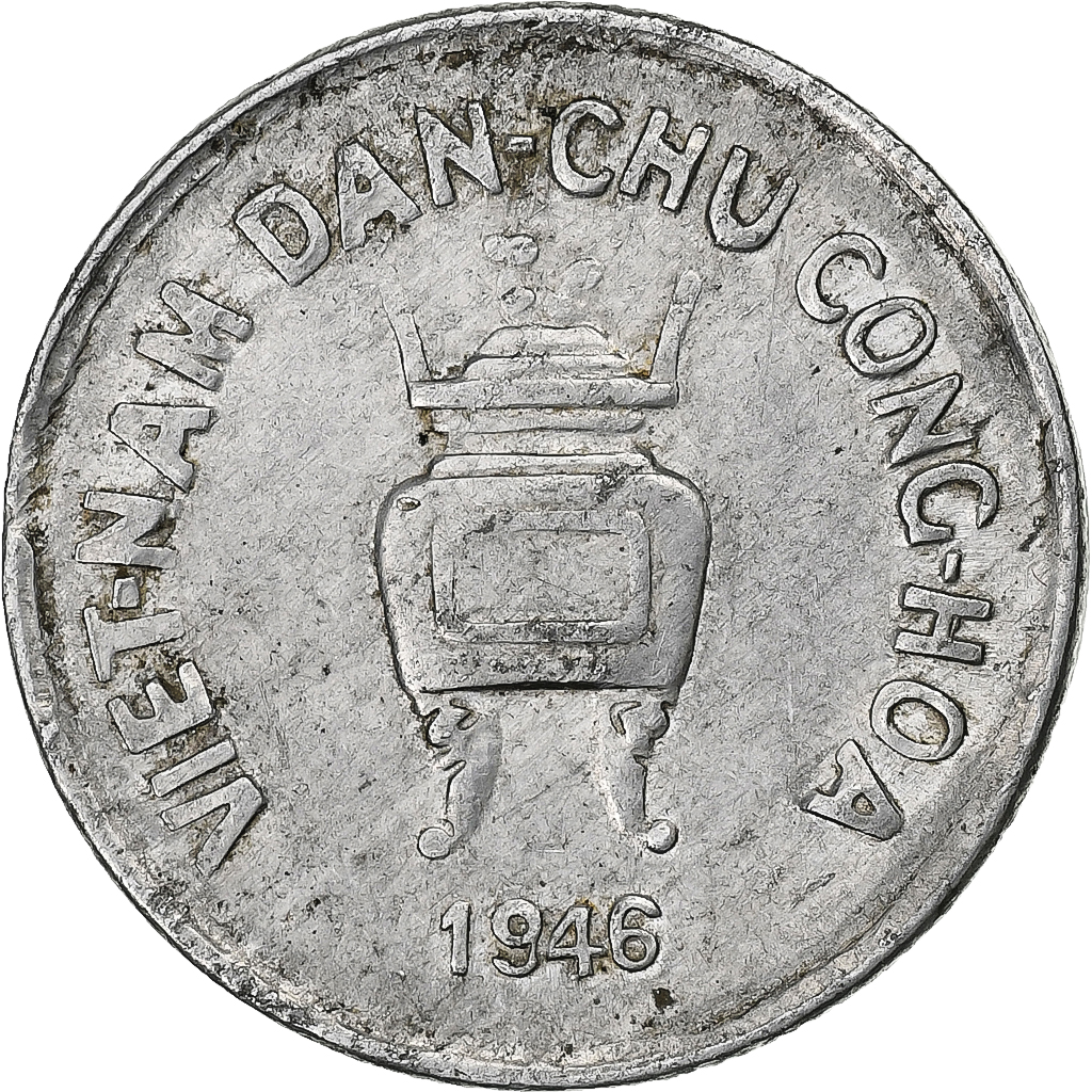 Vietnam, 5 Hao, 1946, Aluminum, , KM:2.1