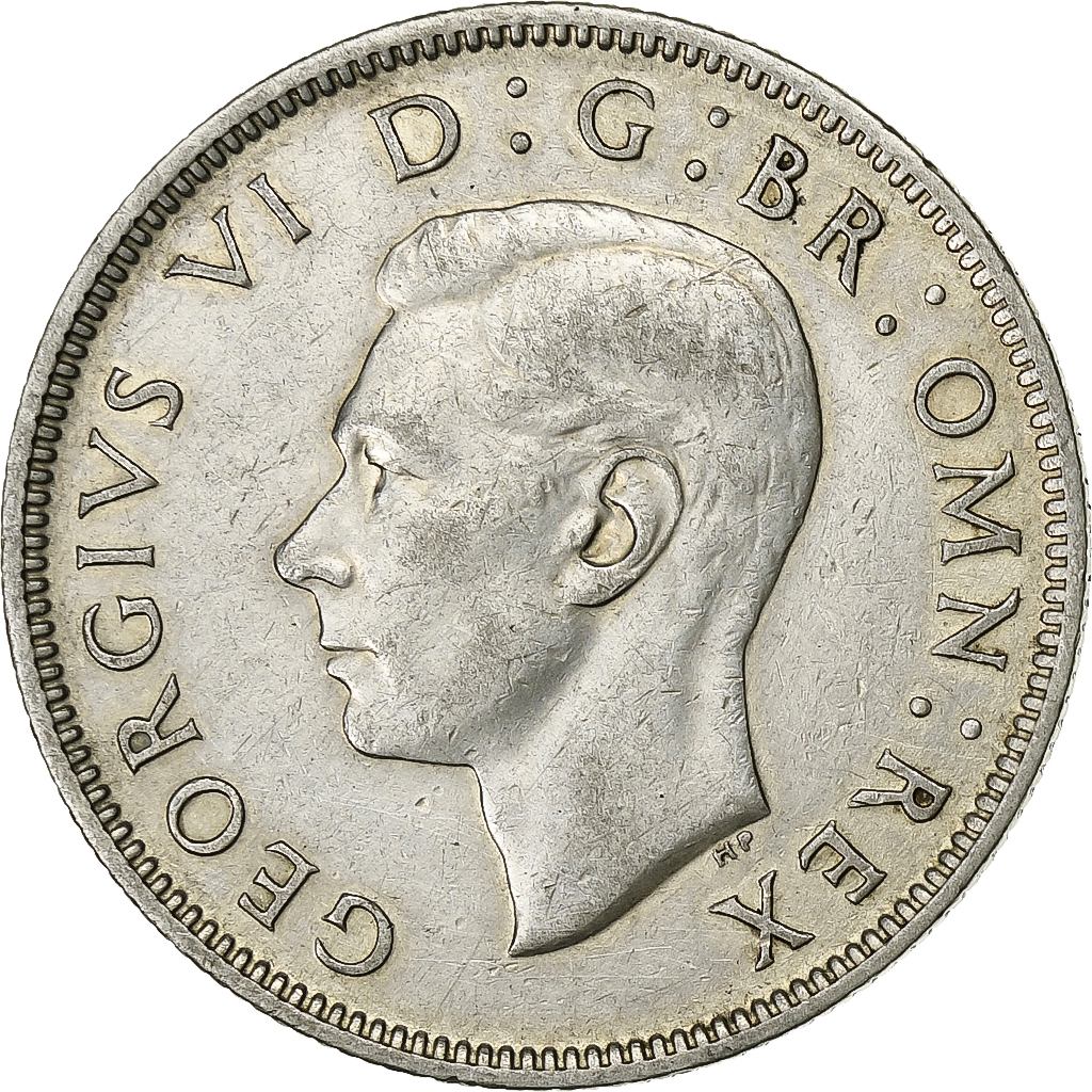 Great Britain, George VI, Florin, Two Shillings, 1942, Silver, , KM:855