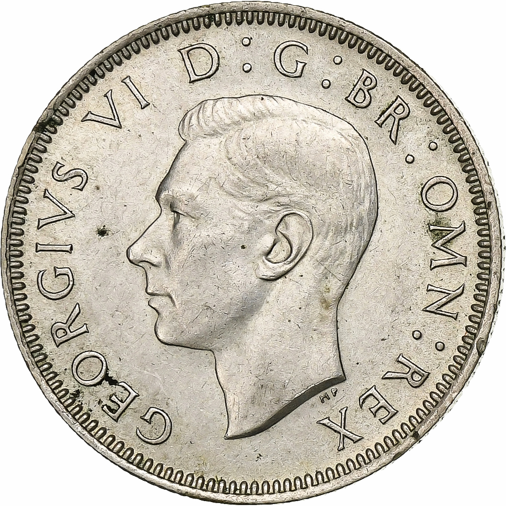 Great Britain, George VI, Shilling, 1945, Silver, , KM:854