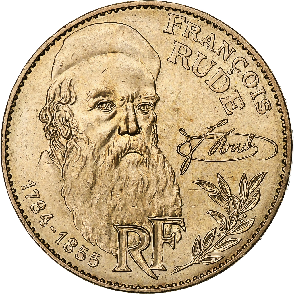 France, 10 Francs, François Rude, 1984, Paris, Tranche A, Nickel-Bronze