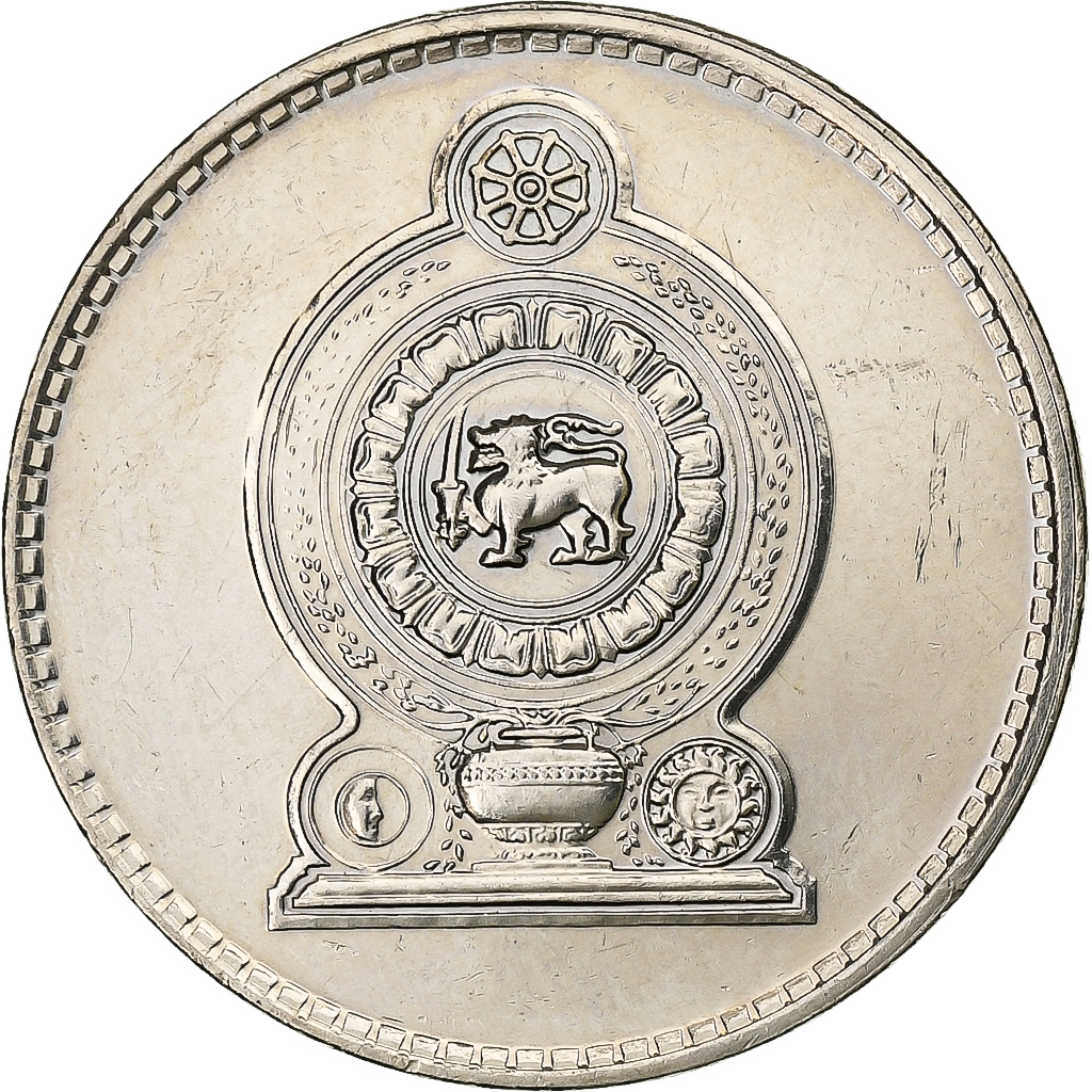 Sri Lanka, 2 Rupees, 1993, Copper-nickel, , KM:147