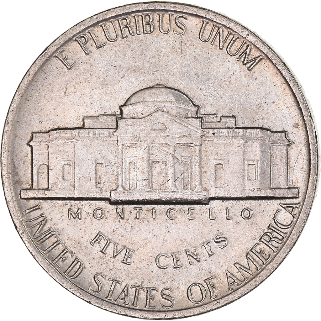 Moneda, Estados Unidos, 5 Cents, 1981