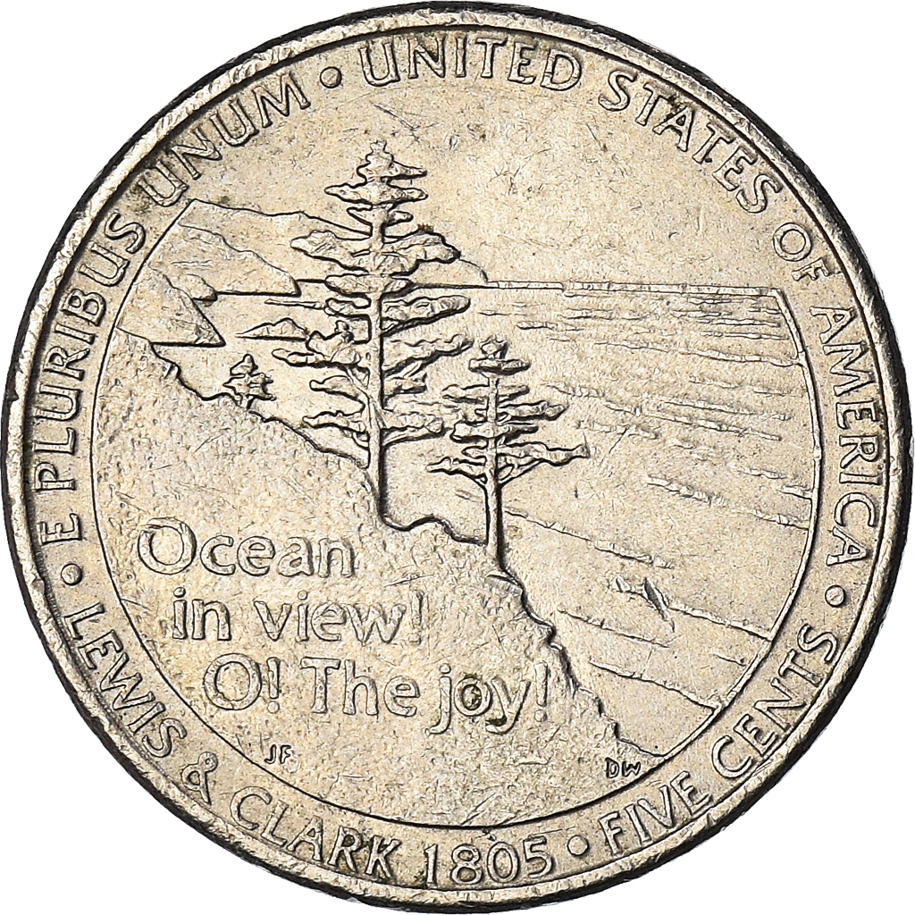 Moneda, Estados Unidos, 5 Cents, 2005