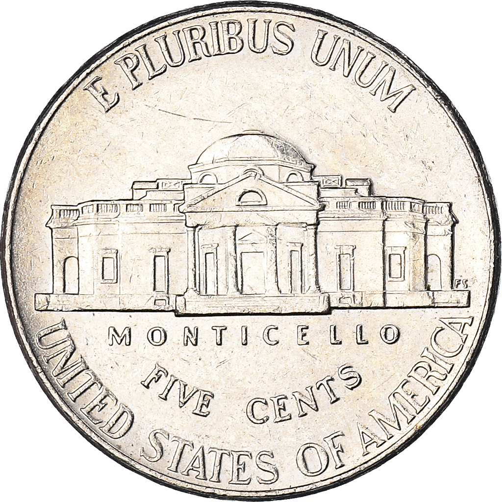 Moneda, Estados Unidos, 5 Cents, 2007