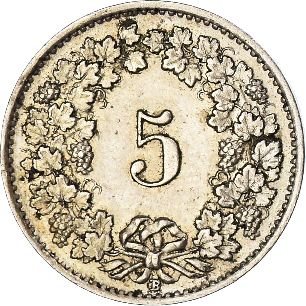 Moneda, Suiza, 5 Rappen, 1942
