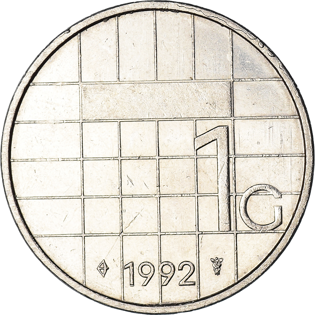 Moneda, Países Bajos, Gulden, 1992