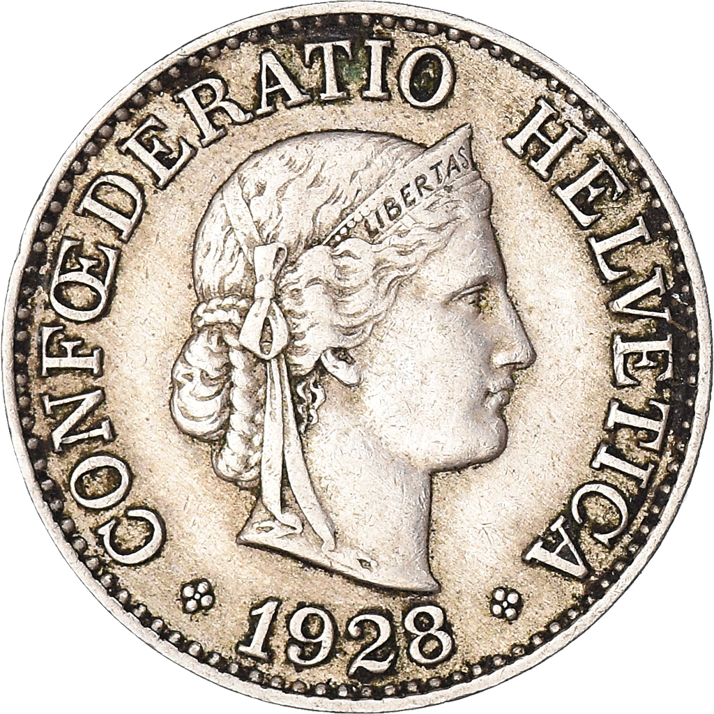 Coin, Switzerland, 10 Rappen, 1928