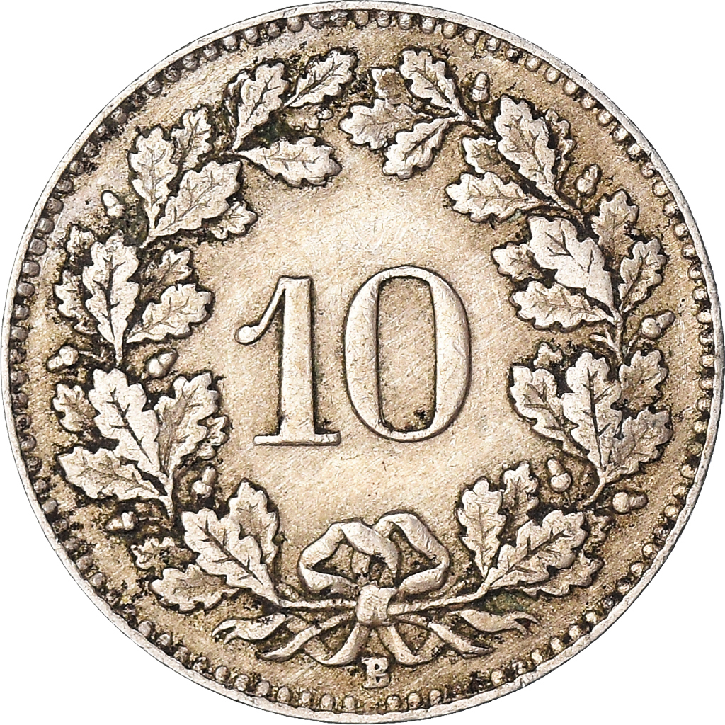 Coin, Switzerland, 10 Rappen, 1928