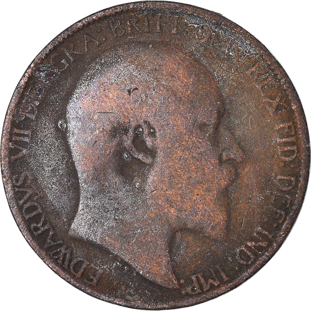 Moneda, Gran Bretaña, 1/2 Penny, 1902