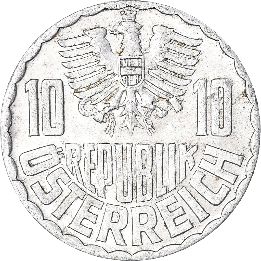 Moneda, Austria, 10 Groschen, 1951