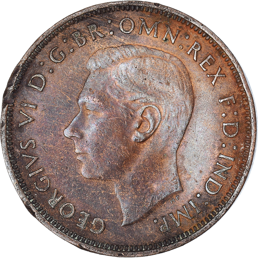Moneda, Gran Bretaña, Penny, 1938