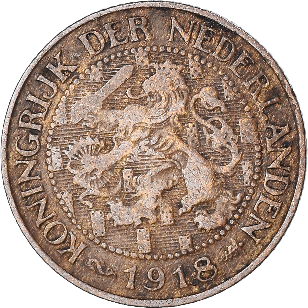 Moneda, Países Bajos, Cent, 1918