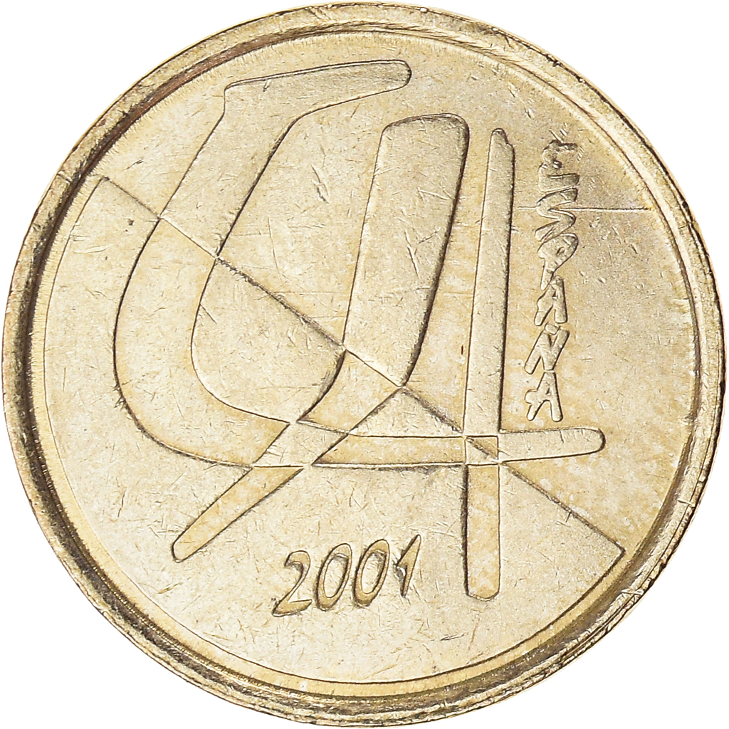 Moneda, España, 5 Pesetas, 2001