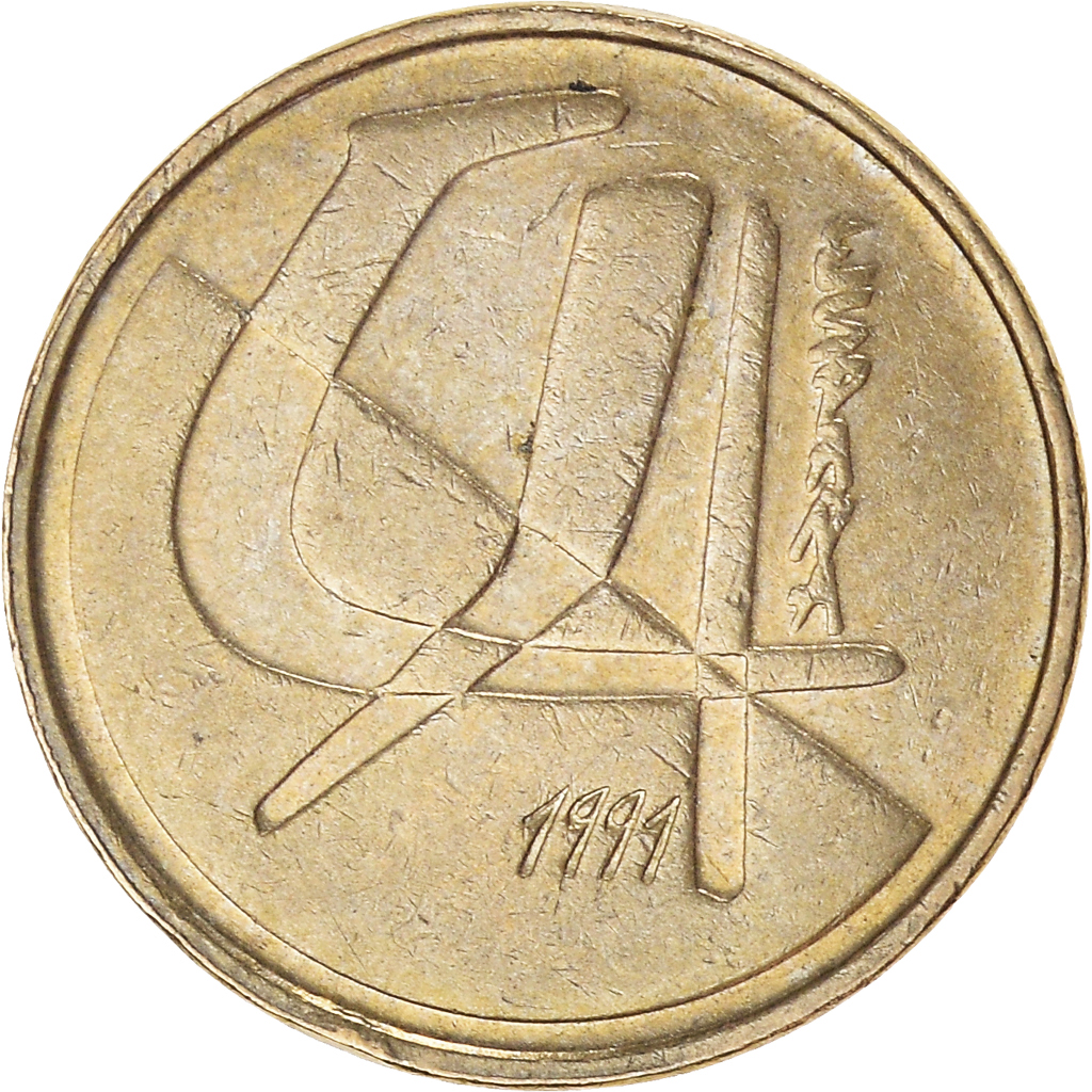 Moneda, España, 5 Pesetas, 1991