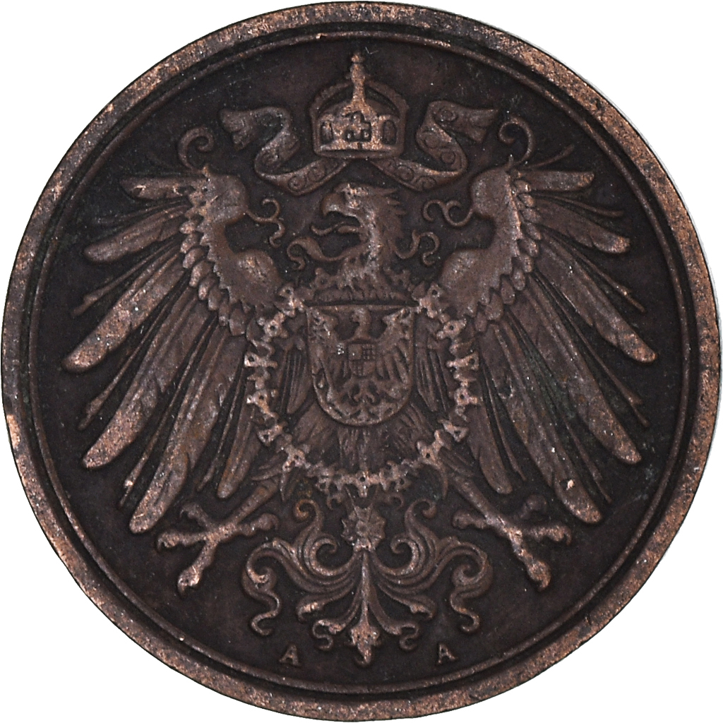 Coin, Germany, Pfennig, 1909