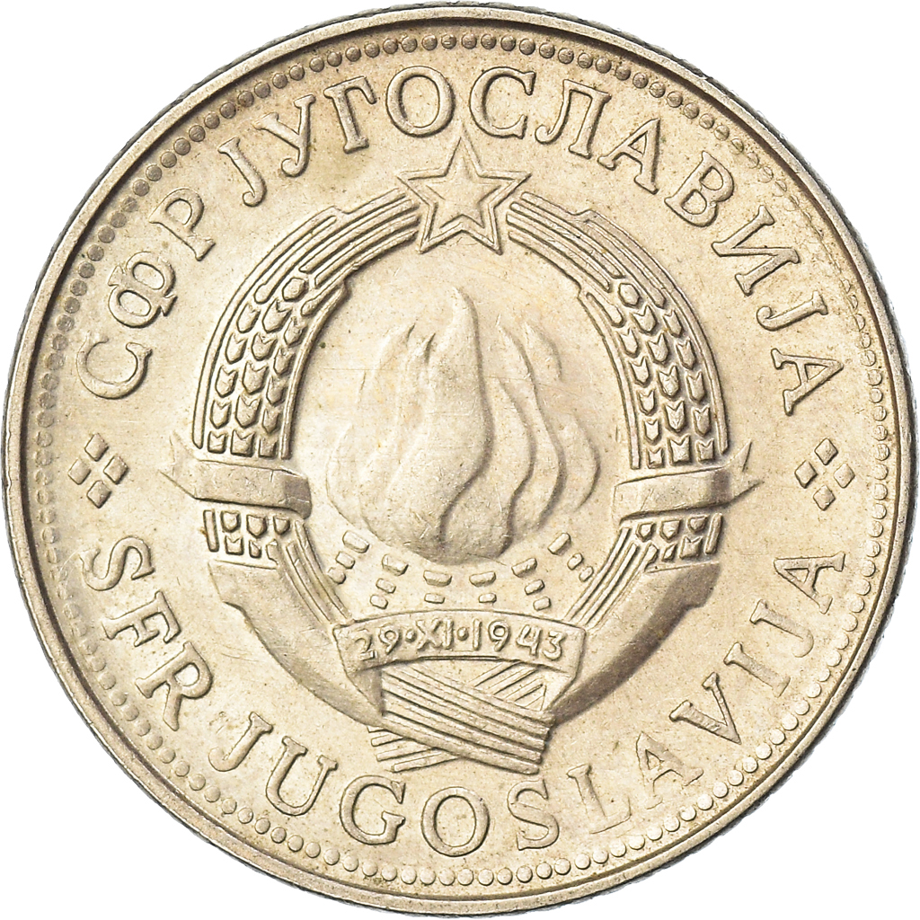 Moneda, Yugoslavia, 5 Dinara, 1981