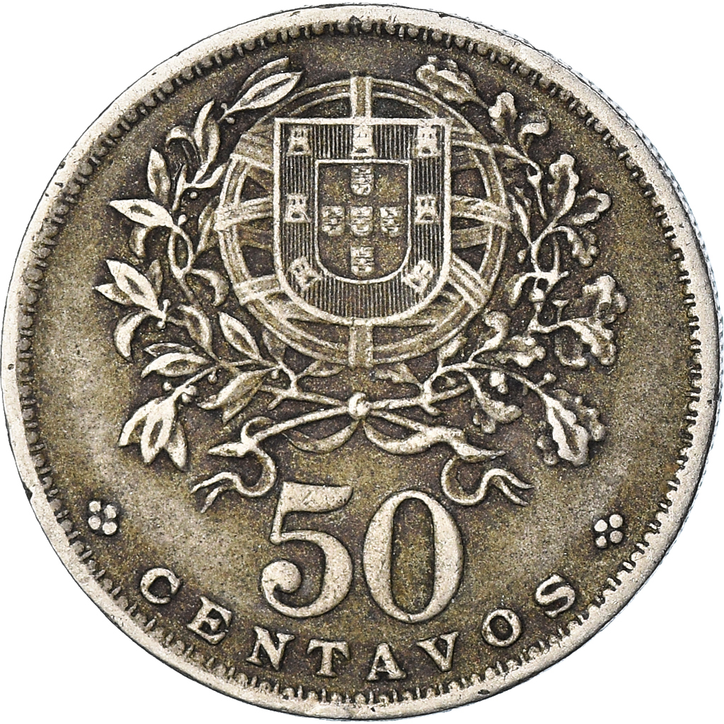 Moneda, Portugal, 50 Centavos, 1944