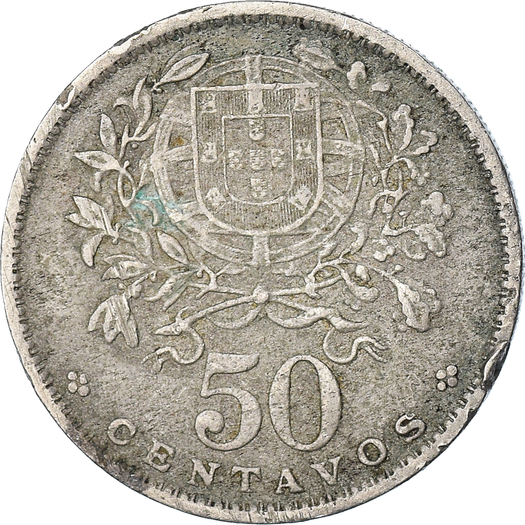 Moneda, Portugal, 50 Centavos, 1945