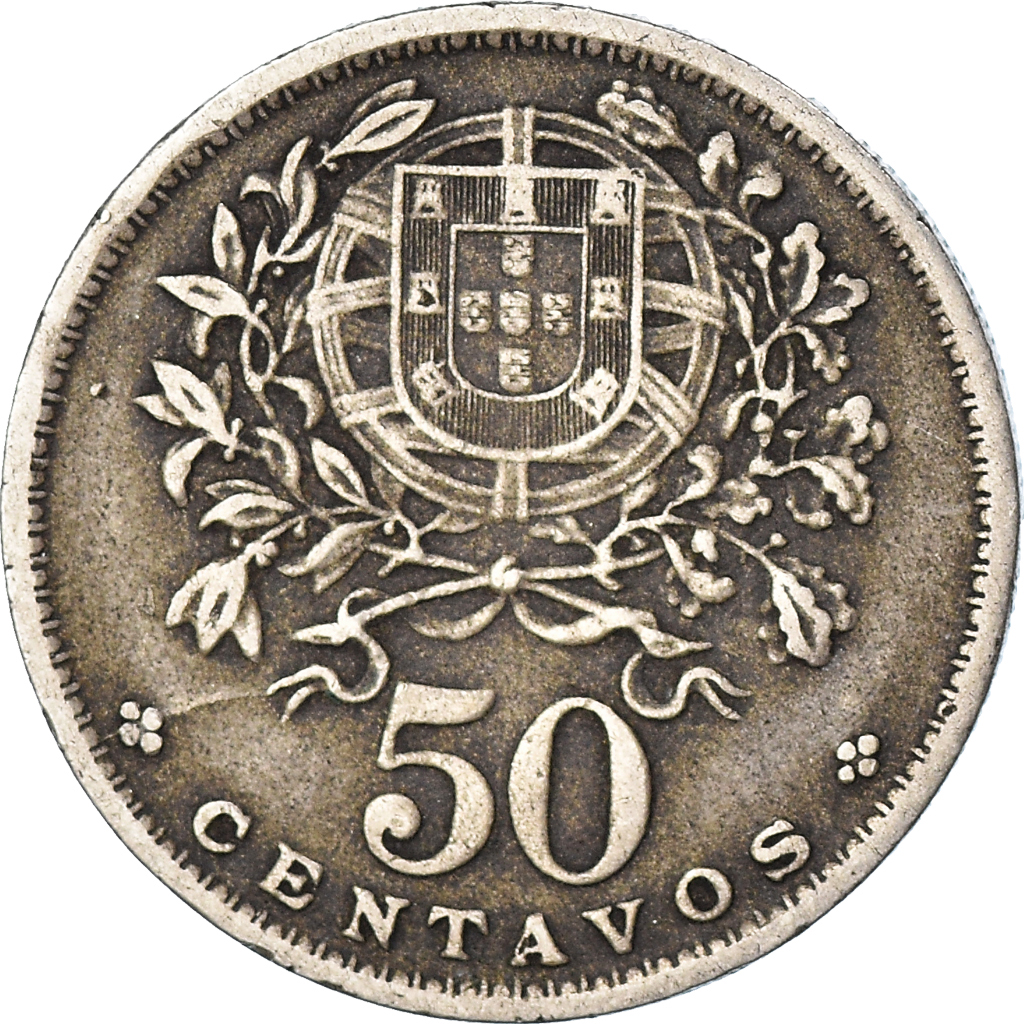 Moneda, Portugal, 50 Centavos, 1947