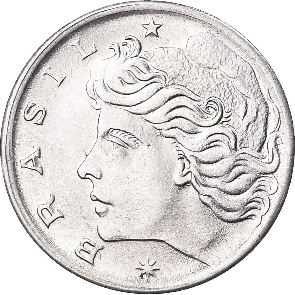 Moneda, Brasil, Centavo, 1975