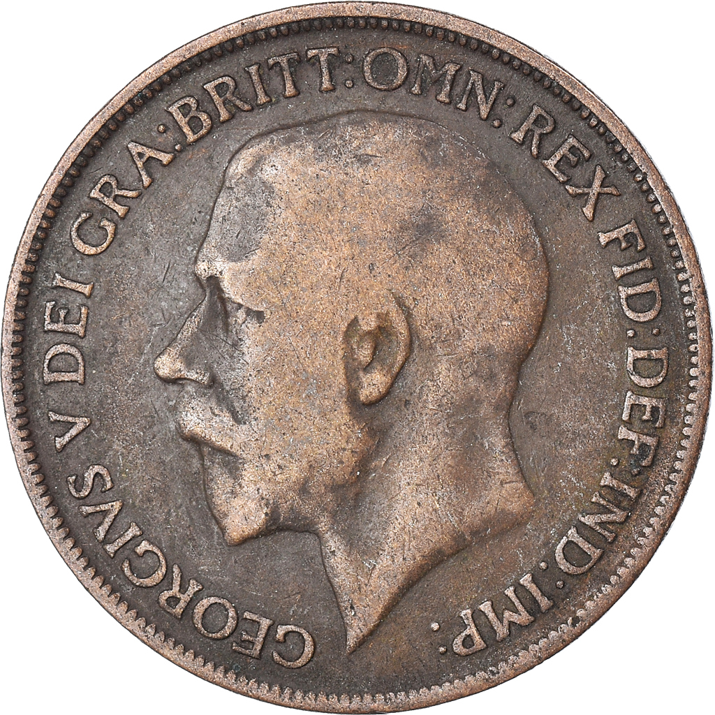Moneda, Gran Bretaña, Penny, 1918