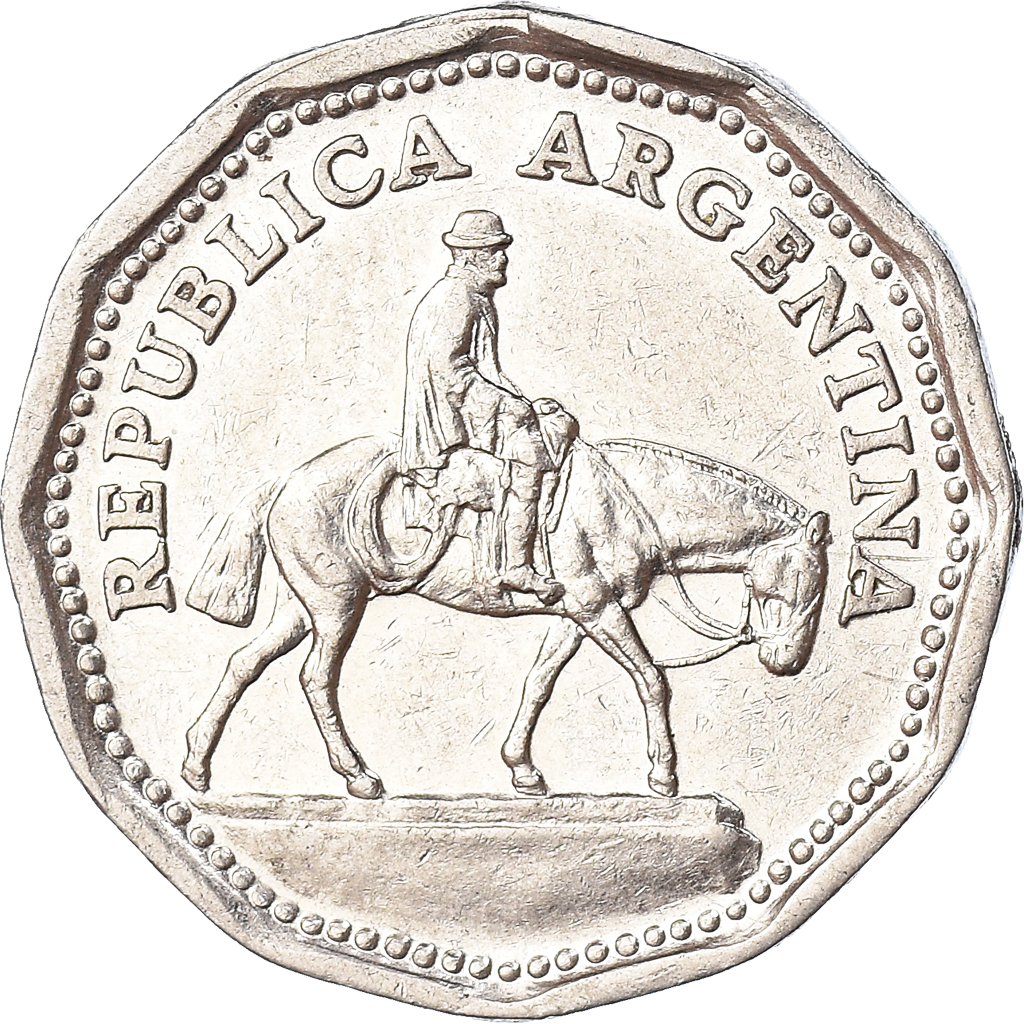 Moneda, Argentina, 10 Pesos, 1963