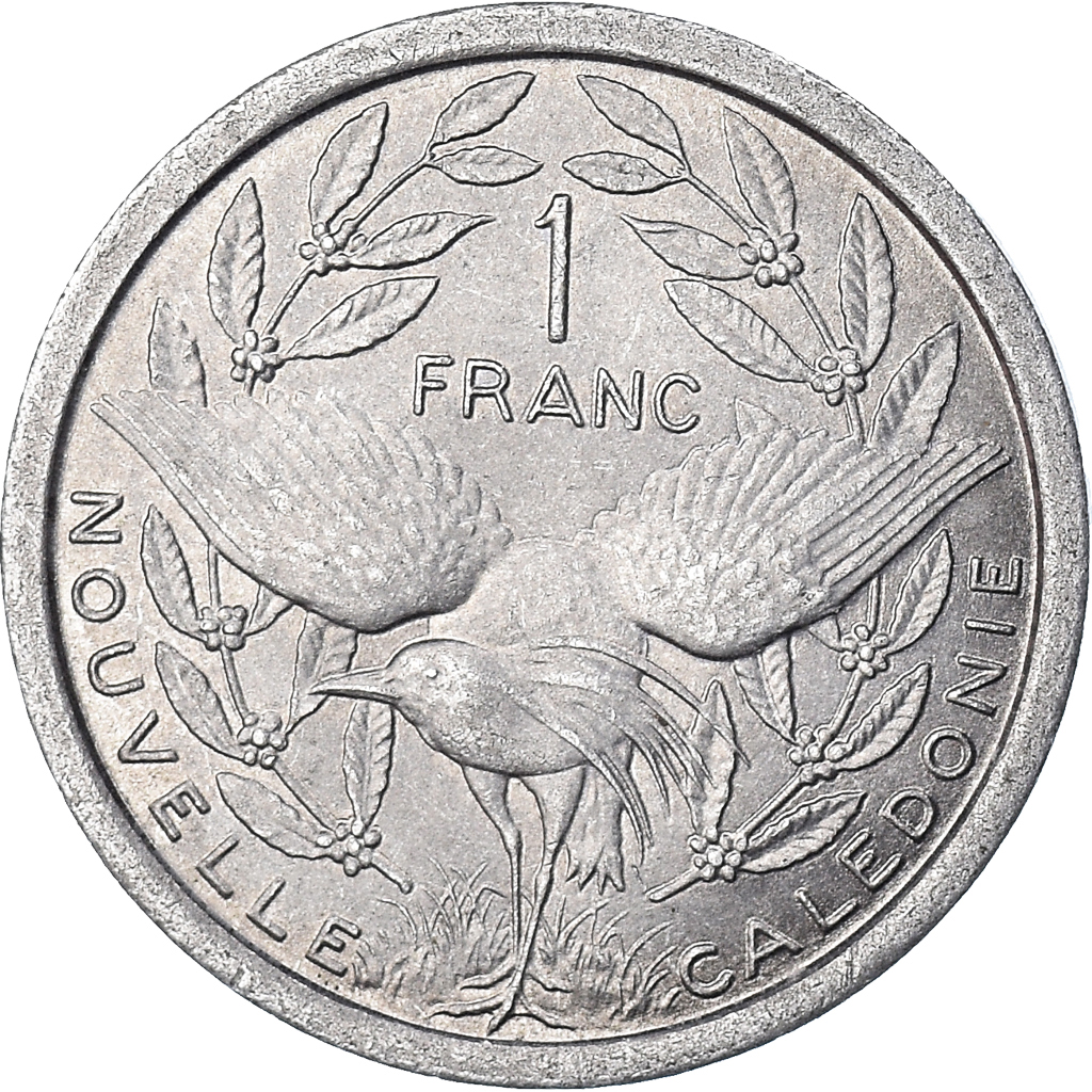 Moneda, Nueva Caledonia, Franc, 1977