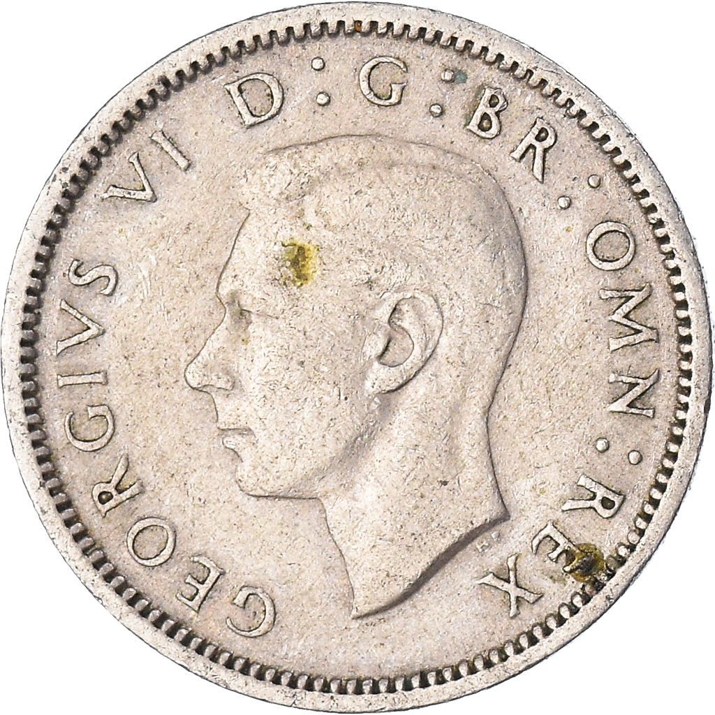 Moneda, Gran Bretaña, 6 Pence, 1950