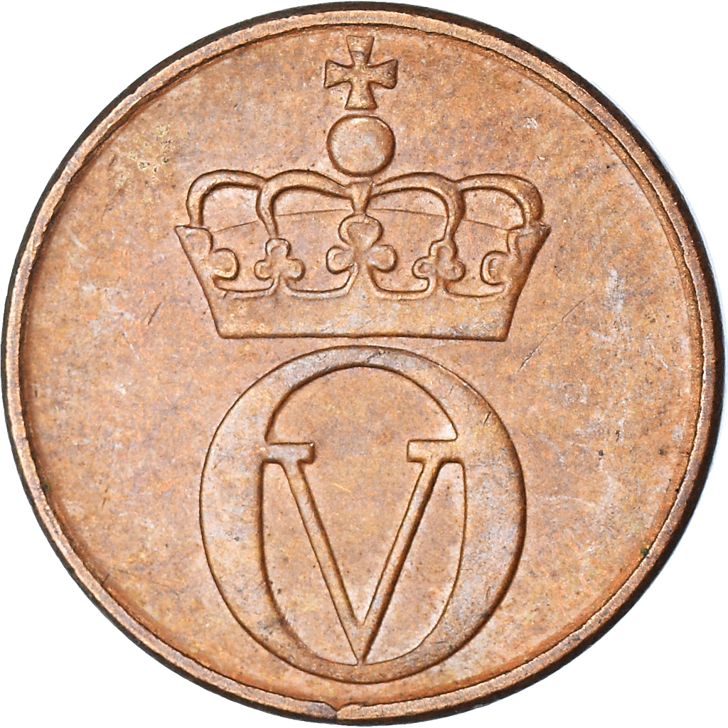 Moneda, Noruega, 2 Öre, 1972