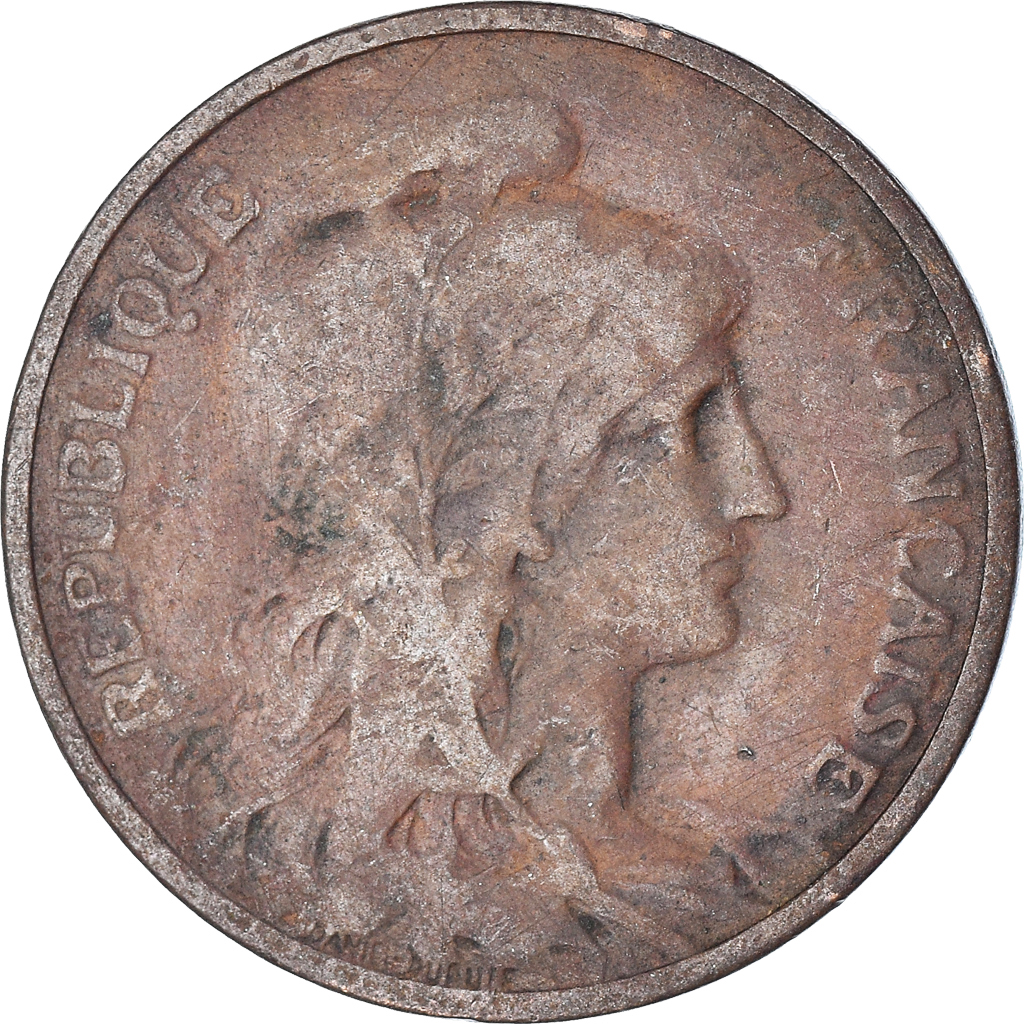 Moneda, Francia, 5 Centimes, 1915