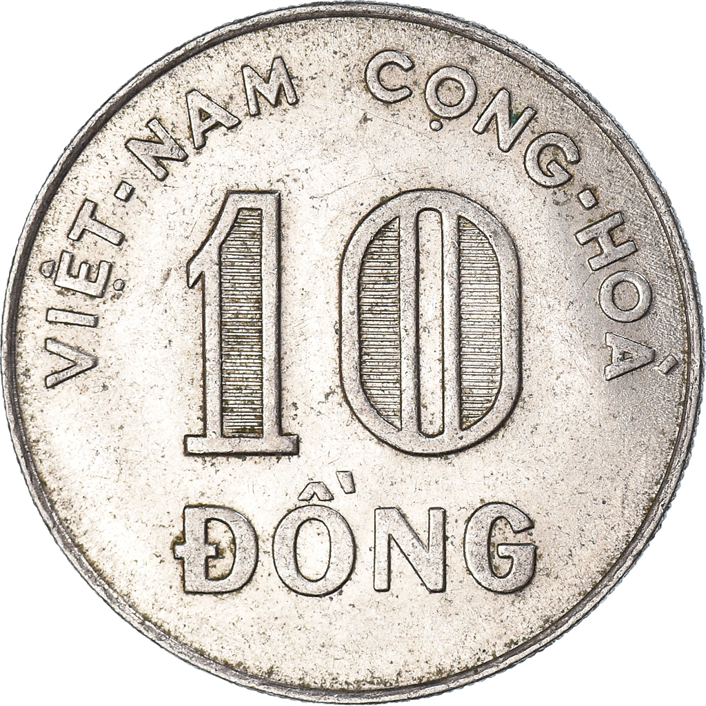 Coin, Vietnam, 10 Dông, 1968 Asian and Middle Eastern Coins