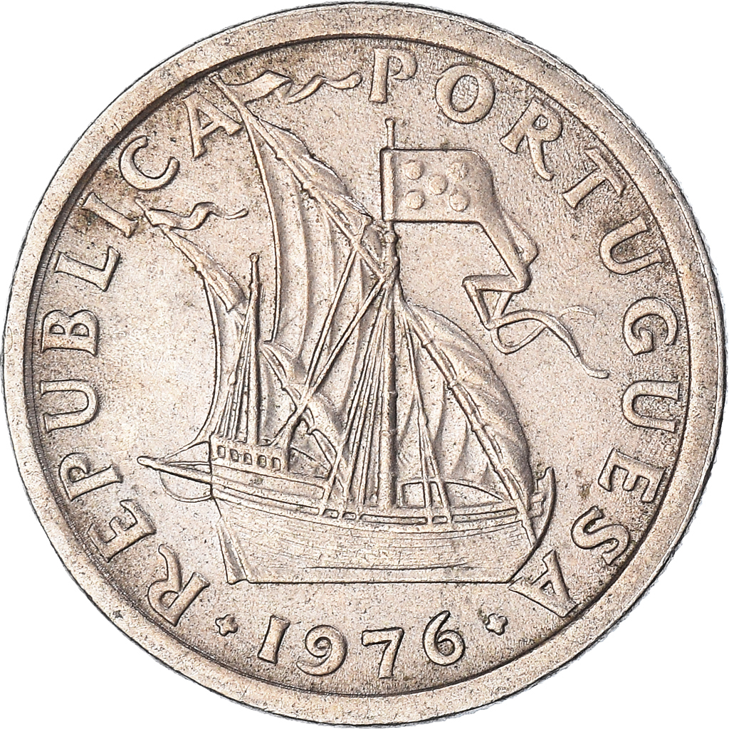 Moneda, Portugal, 2.50 Escudo Convertivel, 1976